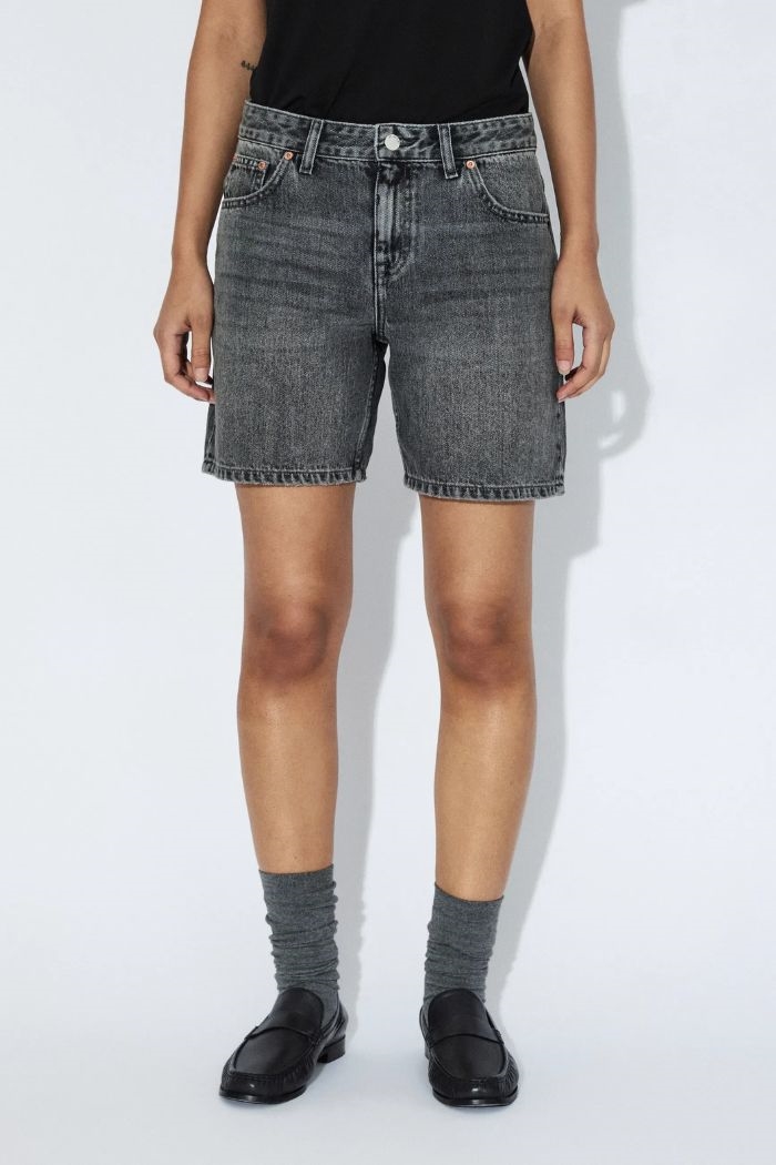 Dr. Denim, Hill shorts, Mid Grey Used 